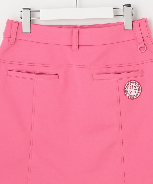 23区GOLF 【WOMEN】【吸水速乾/UVケア】ダンボールニット 台形 スカート ピンク系