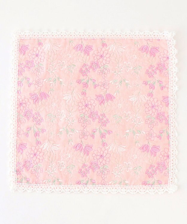 TOCCA LACE OF GARDEN TOWELCHIEF タオルチーフ ピンク系