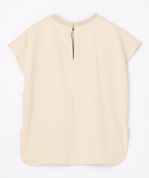 uncrave 【uncrave WHITE】ドレーピーツイル ノースリーブブラウス エクリュ