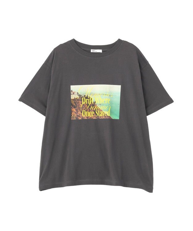 CRAFT STANDARD BOUTIQUE フォトプリントＴシャツ Dark Gray