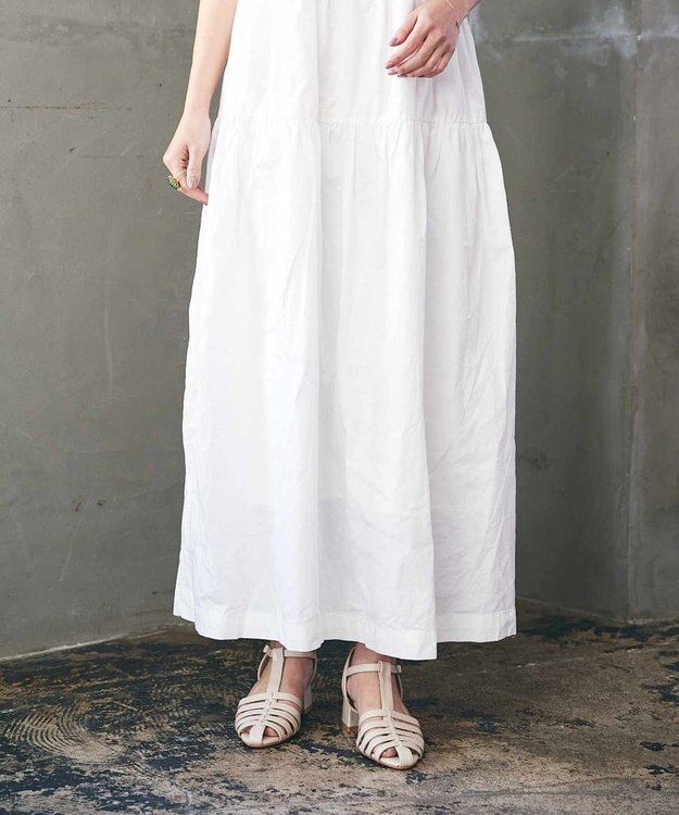 BONTRE 【PRECIEUX JOUET/プレシュウジュエ】ナローヒールグルカサンダル /008PJ エクリュ