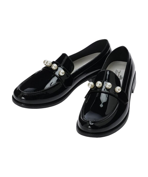 Green Parks ■ＴＥＭＰＥＲＡＴＥ　ＰＩＮＯ　ローファー Black