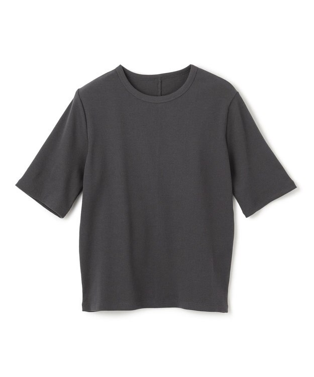 UNFILO テレコ ハーフスリーブTシャツ チャコール