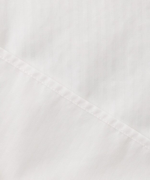 J.PRESS LADIES S 【洗える】ボイルEASYCARE バンドカラー ブラウス ホワイト系