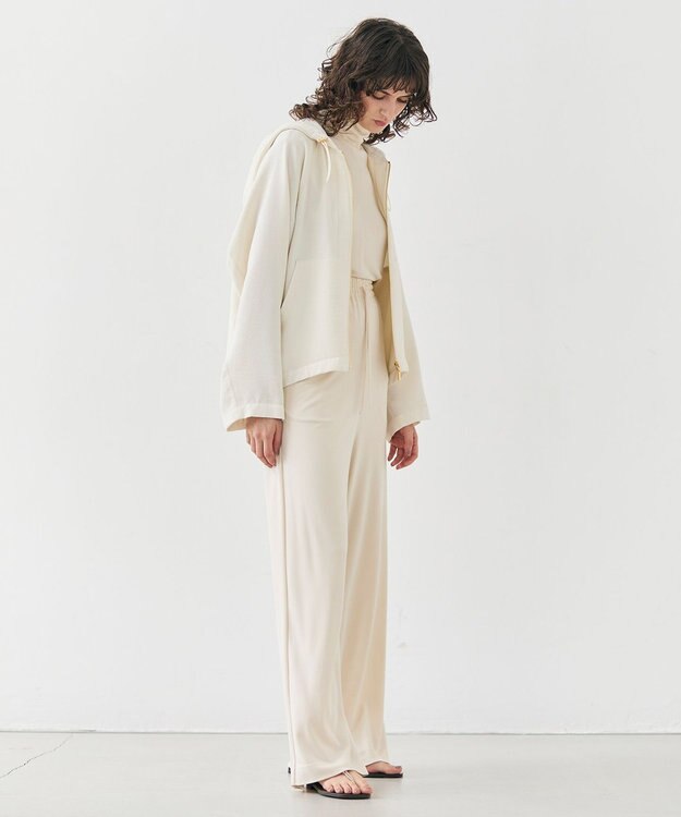 BEIGE， MELLE / ハイストレッチイージーパンツ Ecru