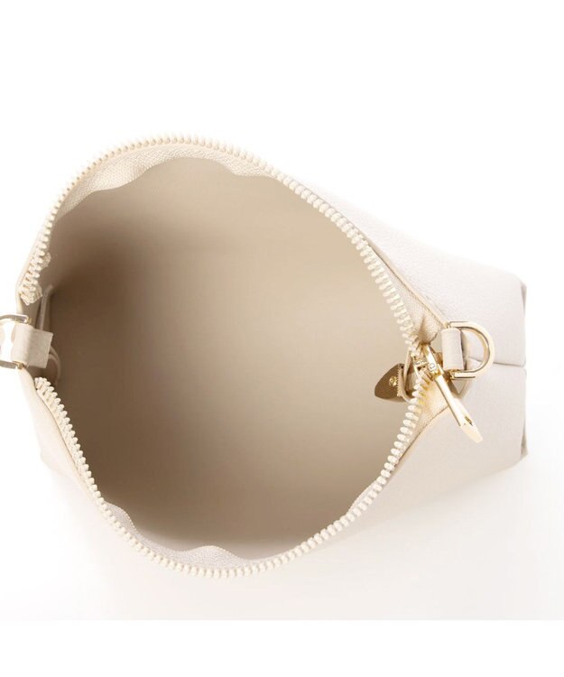 UNBILLION カシュカシュ cachecache / フェイクレザーショルダーバッグ付スクエアトート オーク