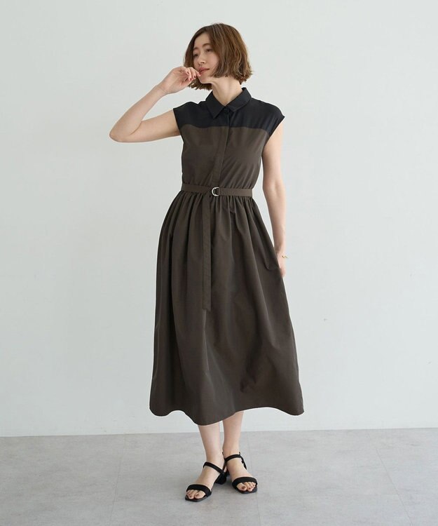 YECCA VECCA ドッキングワンピース Dark Brown