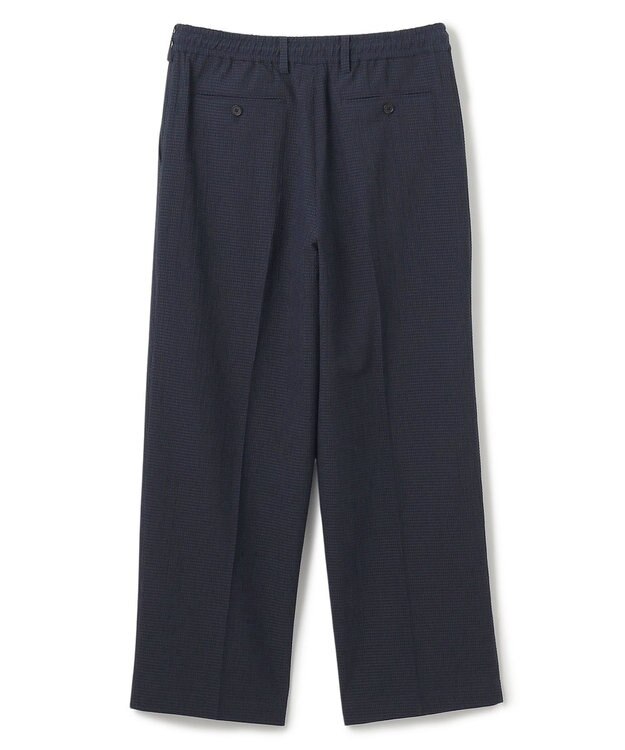 JOSEPH HOMME 新素材【通気性/ストレッチ】トリコサッカーストレッチ ドロスト付ワイドパンツ / BAILEY CONVERTIBLE ネイビー系