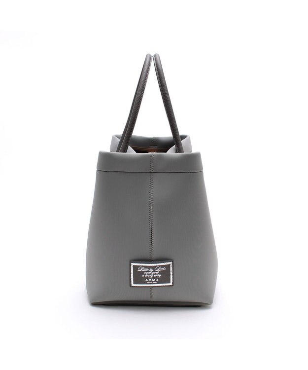 A.D.M.J. 【A4収納可】【魔法のように軽い】マジックライト/コード刺しゅうトート34cm GRIS/MORADO