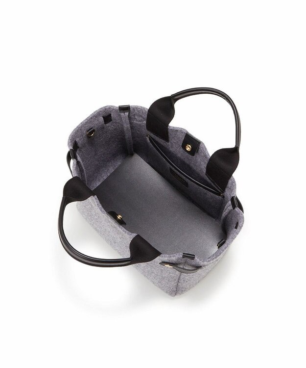 TOPKAPI 【TREASURE TOPKAPI】イタリアンフェルト サイドベルト トートバッグ グレー