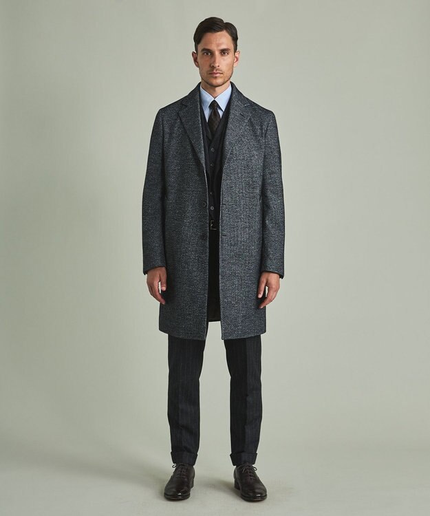 GOTAIRIKU 【AIRY MOVE】Ｔ/Ｗジャージーリラックスチェスター コート グレー系8