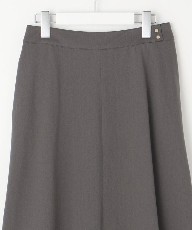 J.PRESS LADIES L 【洗える・セットアップ対応】Tricot フレア スカート スレート系