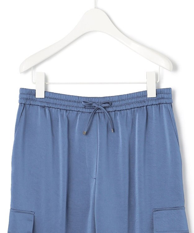 ICB 【WEB限定カラーあり・洗える】Calm カーゴパンツ スマルトブルー系