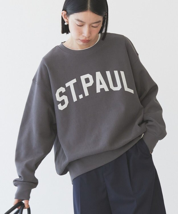 AMERICAN HOLIC ＳＴ．ＰＡＵＬロゴスウェット Charcoal Gray