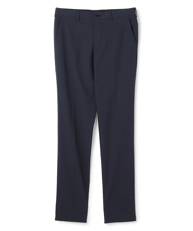 JOSEPH HOMME 【WEB・一部店舗限定】 エアーグリットサッカーストレッチ　テーパードパンツ / CITY ネイビー系