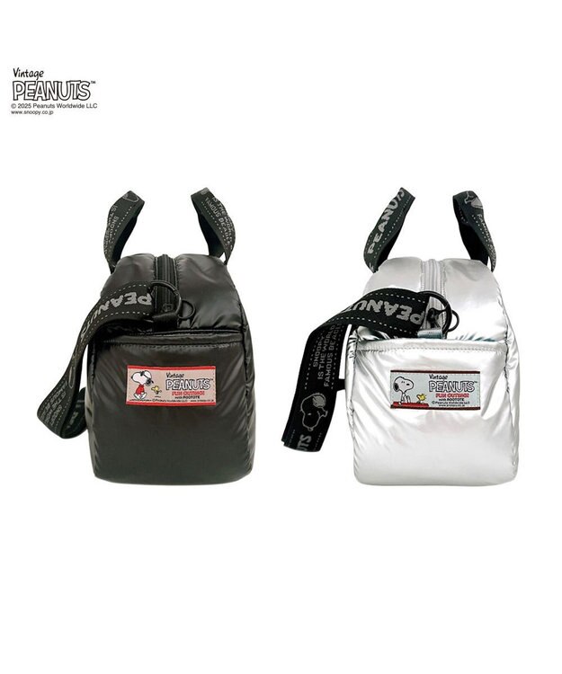 ROOTOTE 8455【スヌーピー】IP.デリ.パデット.ピーナッツ-0S 01：シャイニーブラック