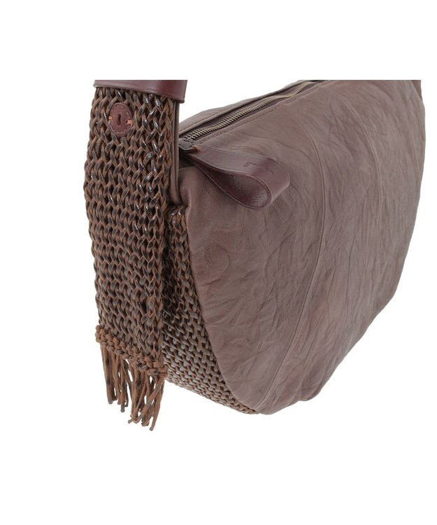 genten アマカ ショルダーバッグ小 ダークブラウン