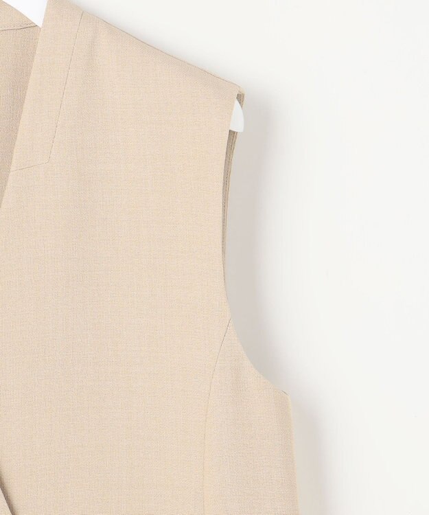 自由区 S リラックスバスケットノーカラー ジレ フラックス