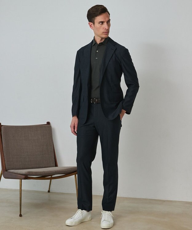 GOTAIRIKU 3年連続売上NO1/キングサイズ登場【仕事で着られる】キレイめ 鹿の子 BIZ ポロシャツ オリーブ系(26年新色)