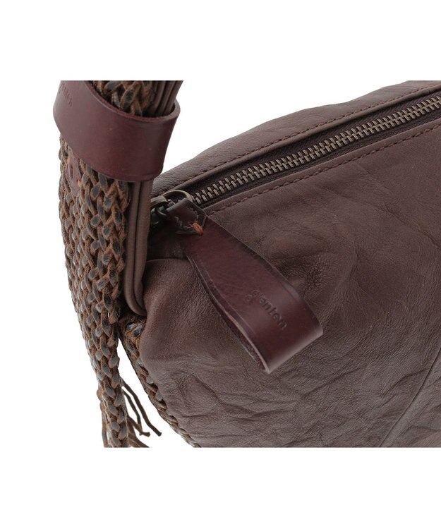 genten アマカ ショルダーバッグ小 ダークブラウン