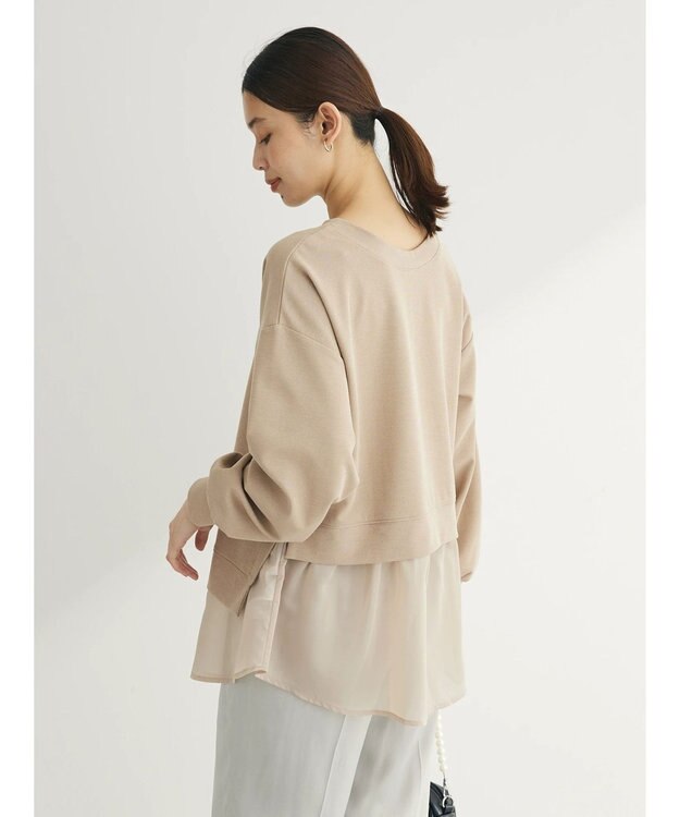 Green Parks 前後２ｗａｙシアードッキングチュニック Light Beige