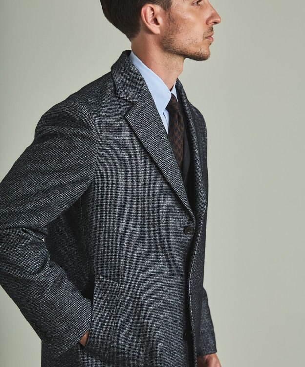 GOTAIRIKU 【AIRY MOVE】Ｔ/Ｗジャージーリラックスチェスター コート グレー系8