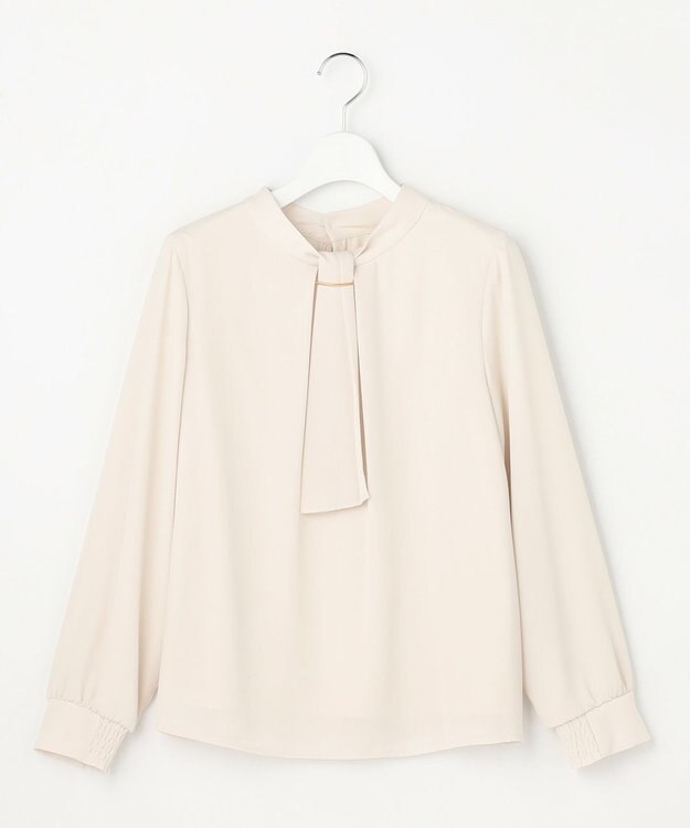 ANY SIS L 【4WAY・裏起毛】エニポカ ボウタイ ブラウス アイボリー