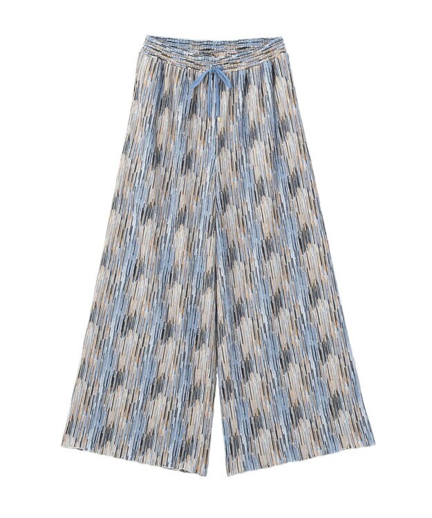 AMERICAN HOLIC アソート柄ジャカードパンツ Blue