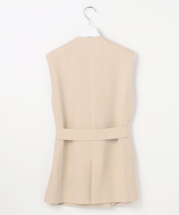 自由区 S リラックスバスケットノーカラー ジレ フラックス