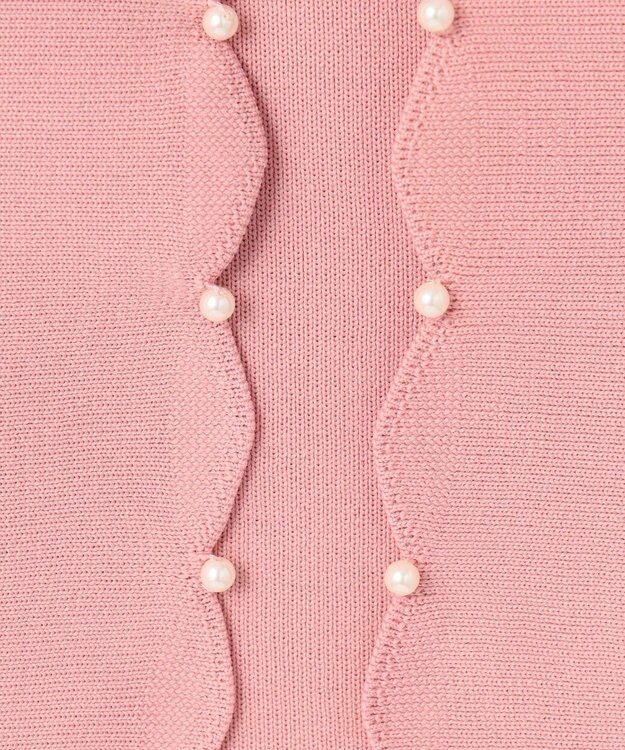 TOCCA 【洗える】SCALLOP ボレロ ライトピンク