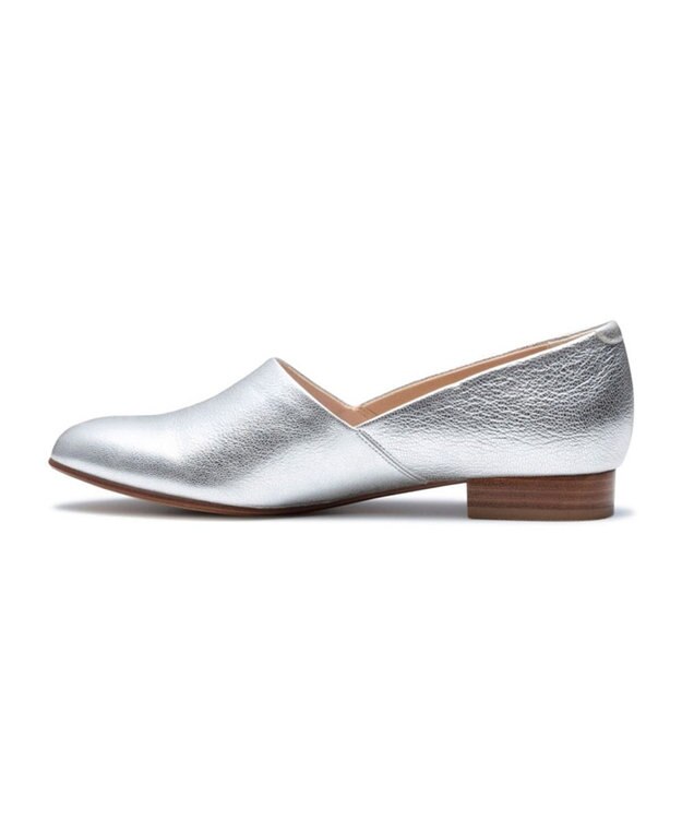 REGAL FOOT COMMUNITY 【リーガルレディース】F38R 甲深フラットシューズ フラットシューズ シルバー