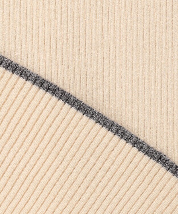 ANY SIS 【大人百花掲載 ヨンアさん着用】2SET ニットジャンスカ セット ライトグレー×アイボリー