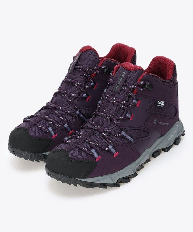 Columbia Columbia/ セイバー シックス ミッド アウトドライ /コロンビア Dark Plum、 Wild Fuchsia