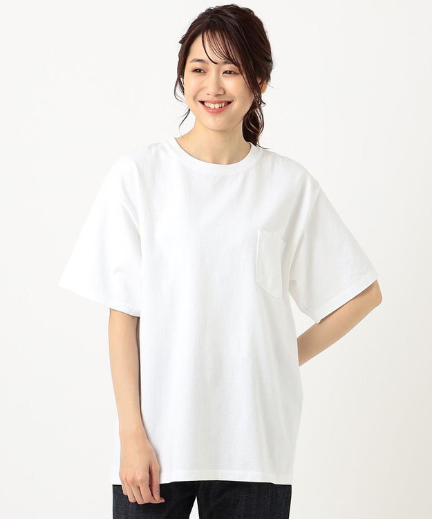 ONWARD CROSSET SELECT 【GOODWEAR】SHORT SLEEVE TEE WHITE