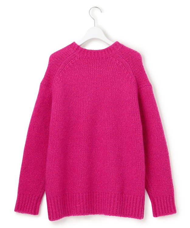 23区 S 【見上愛さん着用/STORY・VERY掲載】ブラッシュドエアーウール ファンシーニット マゼンタ系