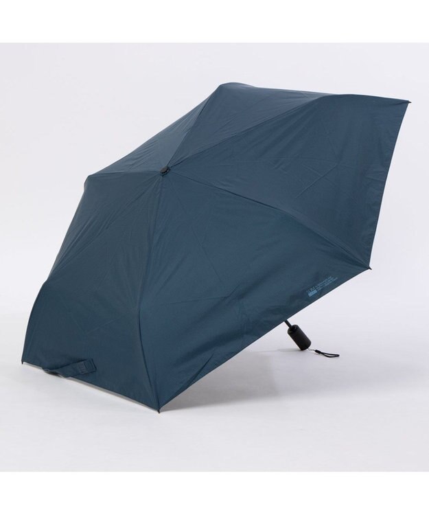 UNBILLION カシュネ cachenez /【晴雨兼用　日傘　UVカット率・遮光率100％生地使用 】PUリップストップ軽量自動開閉折りたたみ傘 ネイビー