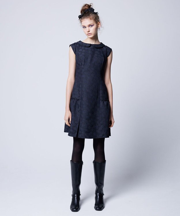 TOCCA 【消臭・洗える】FLORAL MERRY ドレス ブラック系