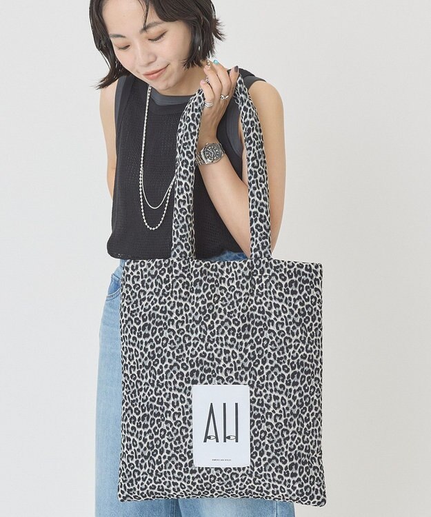 AMERICAN HOLIC パテッドホリホリトートバッグ2 Black