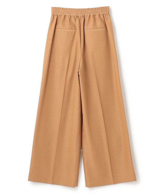 NAVE 【ReNAVE・セットアップ可/撥水加工/防シワ/ウエストゴム】ポリエステルタッサー パンツ キャメル系