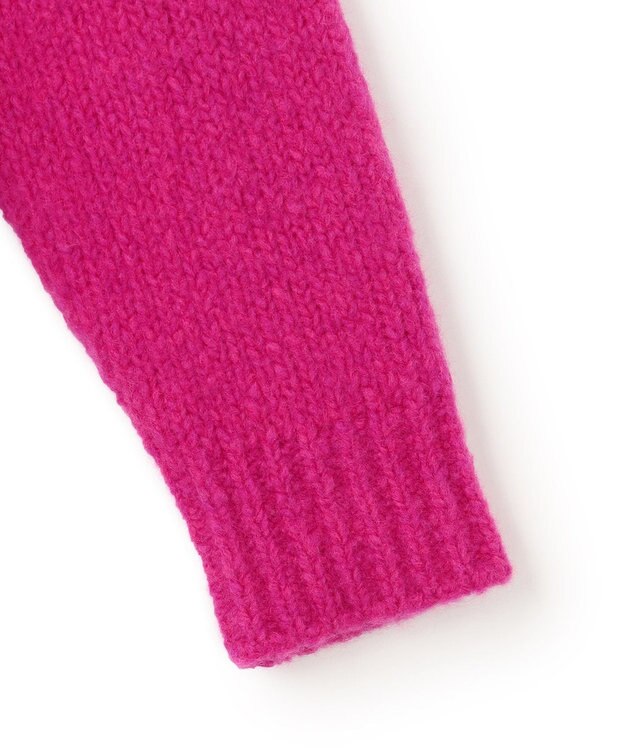 23区 S 【見上愛さん着用/STORY・VERY掲載】ブラッシュドエアーウール ファンシーニット マゼンタ系