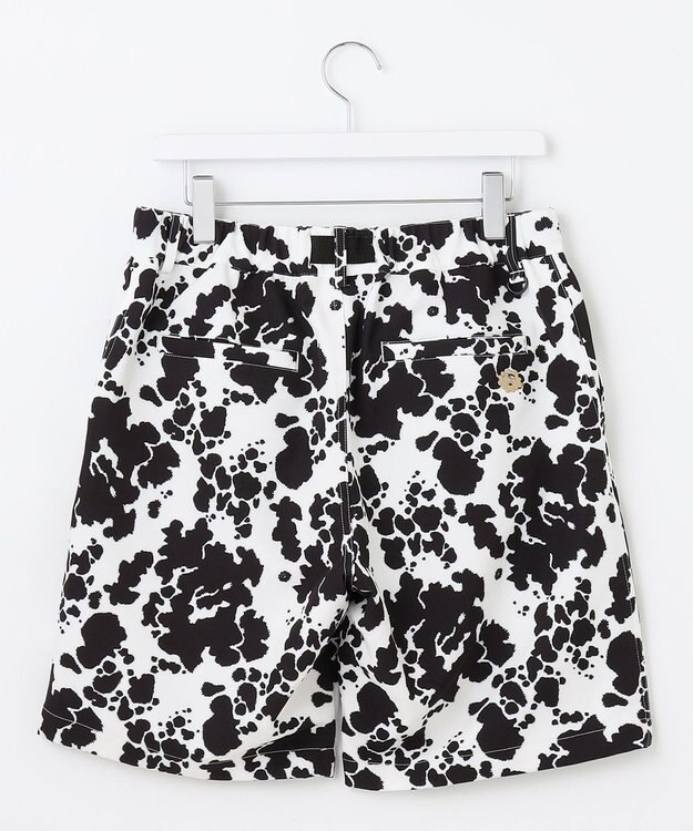 PW CIRCULUS 【MEN】【洗える】アニマルプリント ベルト ショートパンツ ホワイト系5