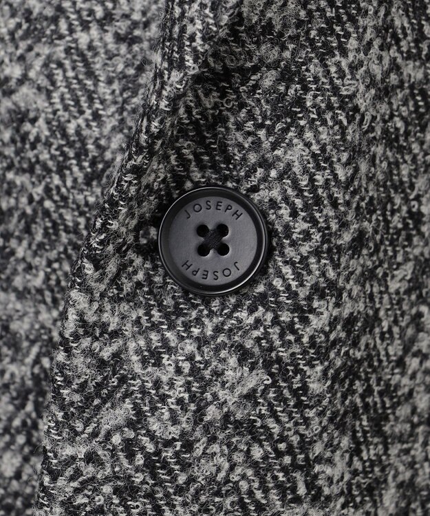 JOSEPH HOMME ライトツイディーブークレ　ジャケット ライトグレー系