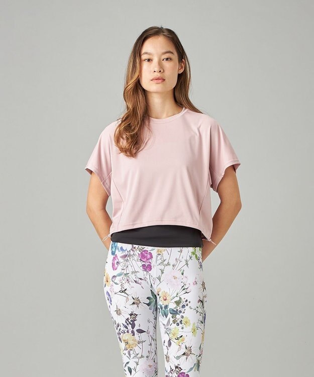 Chacott SmoothDryアレンジTシャツ ピンク