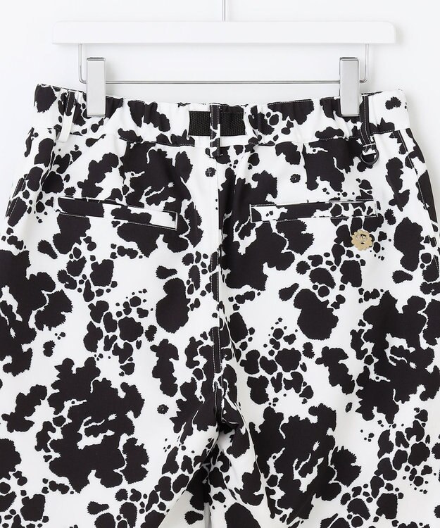 PW CIRCULUS 【MEN】【洗える】アニマルプリント ベルト ショートパンツ ホワイト系5