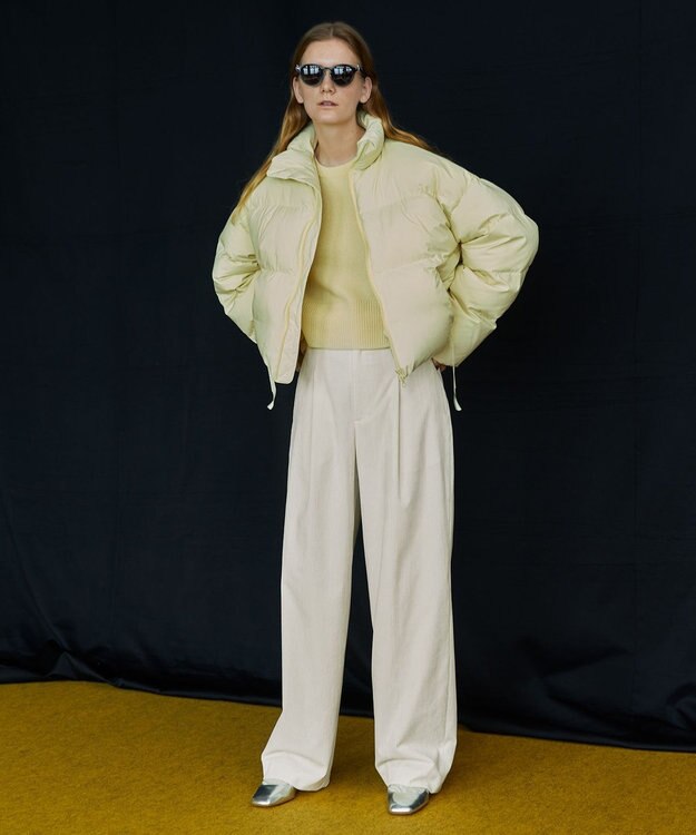 uncrave カシミヤニット（uncrave WHITE） ペールイエロー