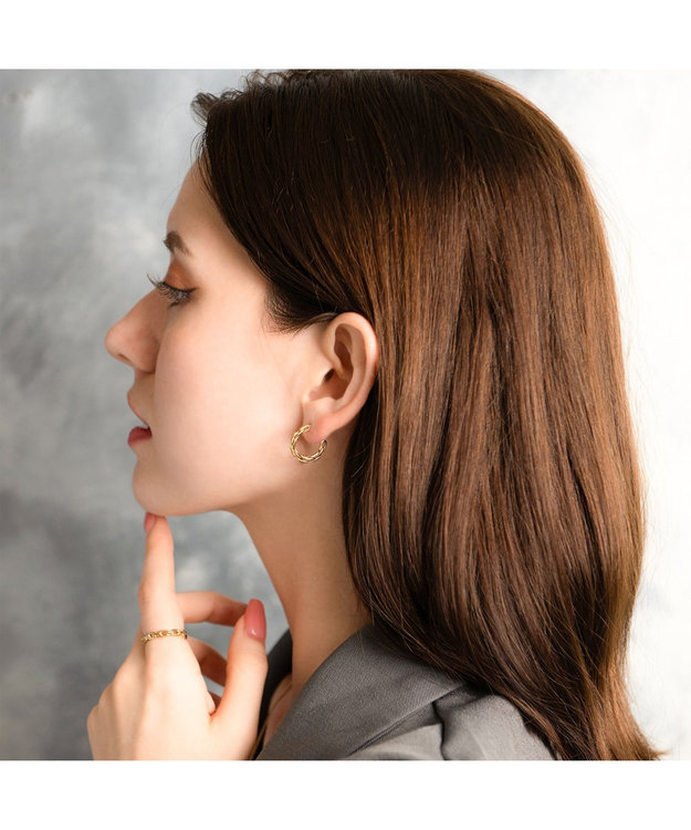 blancotokyo 【金属アレルギー対応】チェーンリング GIUSTIZIA ゴールド