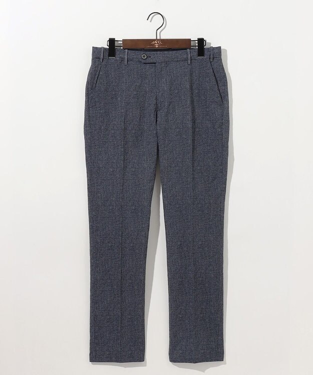 JOSEPH ABBOUD 【ウエストも伸びる！多機能シリーズがさらに薄く新開発】ライトウェーブライト パンツ ネイビー系2