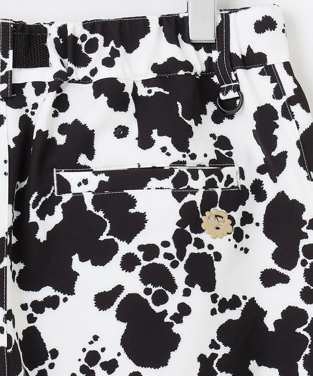 PW CIRCULUS 【MEN】【洗える】アニマルプリント ベルト ショートパンツ ホワイト系5