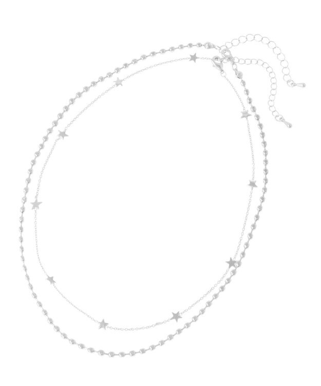 AMERICAN HOLIC ２点セット　スターチェーンネックレス Silver