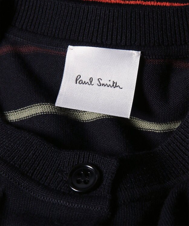 Paul Smith マルチカラーライン カーディガン ネイビー